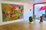 Jubiläumsausstellung der Gerisch-Stiftung u.a. mit Werken von Norbert Prangenberg in der Galerie. Gemälde Leihgabe Estate Norbert Prangenberg
