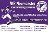 Ankündigungsplakat für das Spiel gegen den PSV Union Neumünster